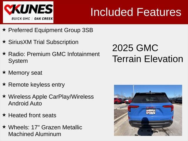 new 2025 GMC Terrain car, priced at $33,010