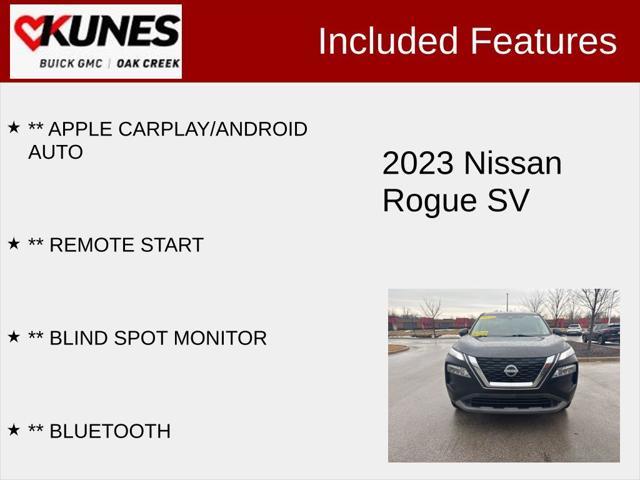 used 2023 Nissan Rogue car, priced at $22,083