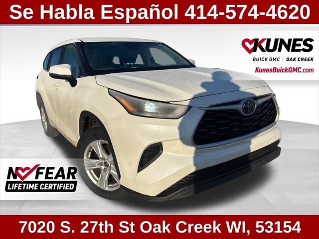 used 2021 Toyota Highlander car, priced at $29,431