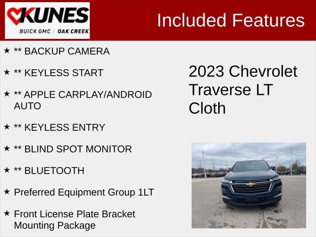 used 2023 Chevrolet Traverse car, priced at $27,497