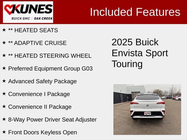 new 2025 Buick Envista car, priced at $28,530