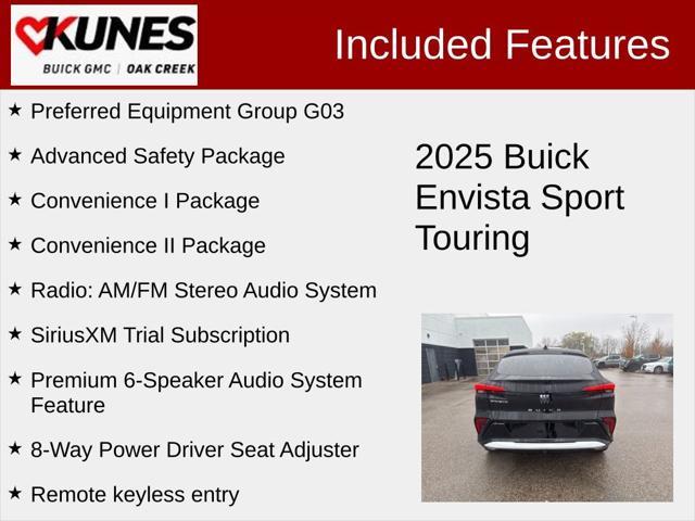 new 2025 Buick Envista car, priced at $27,937