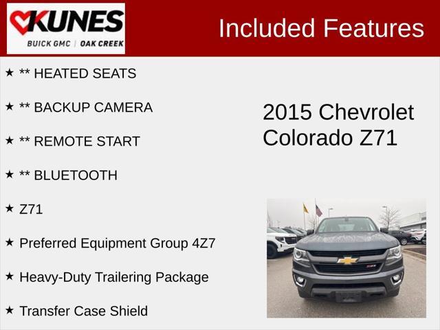 used 2015 Chevrolet Colorado car, priced at $22,772