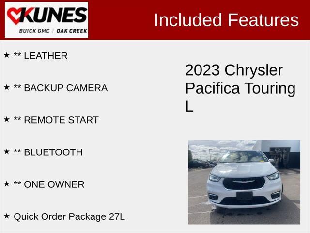 used 2023 Chrysler Pacifica car, priced at $23,399