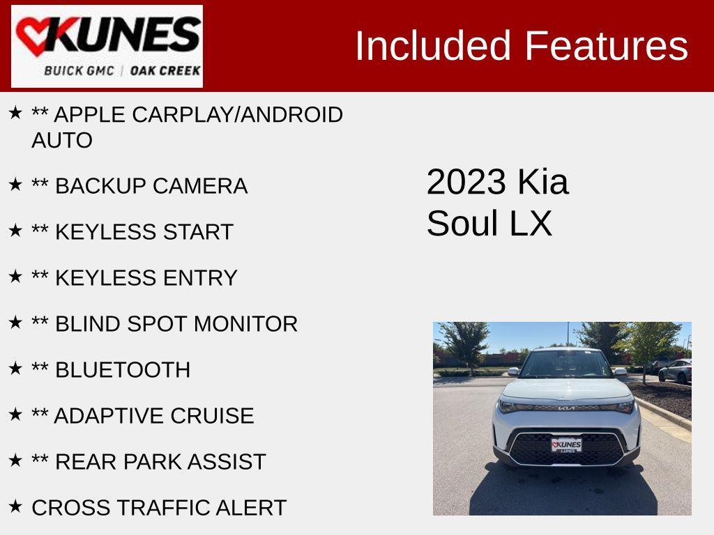used 2023 Kia Soul car, priced at $15,278