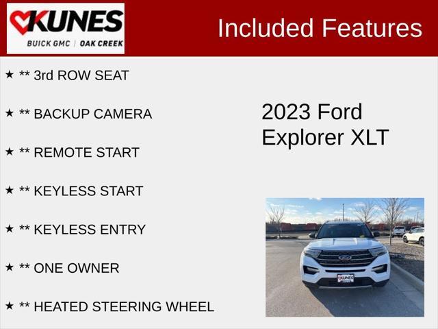 used 2023 Ford Explorer car, priced at $30,786