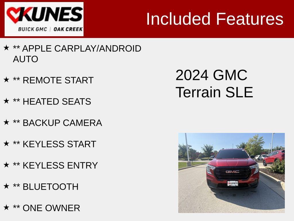 used 2024 GMC Terrain car, priced at $23,367