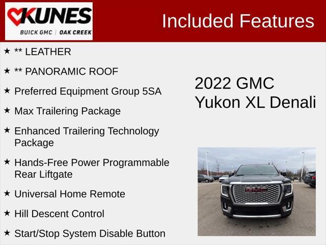 used 2022 GMC Yukon XL car, priced at $65,786