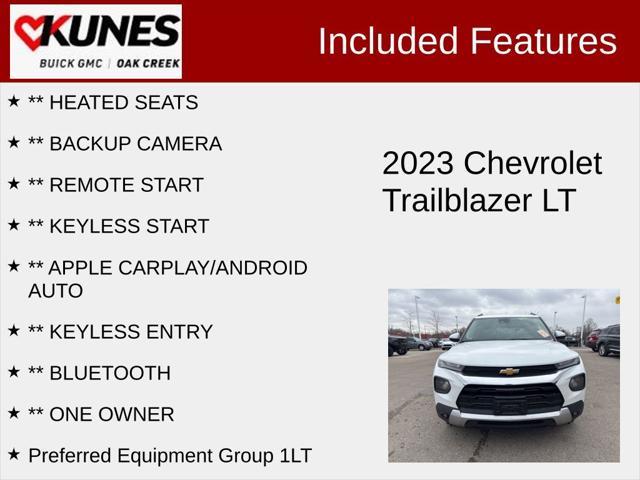 used 2023 Chevrolet TrailBlazer car, priced at $22,216