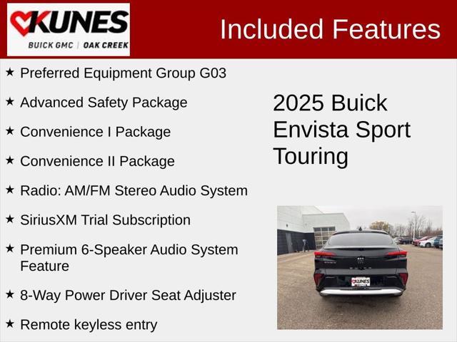 new 2025 Buick Envista car, priced at $27,864