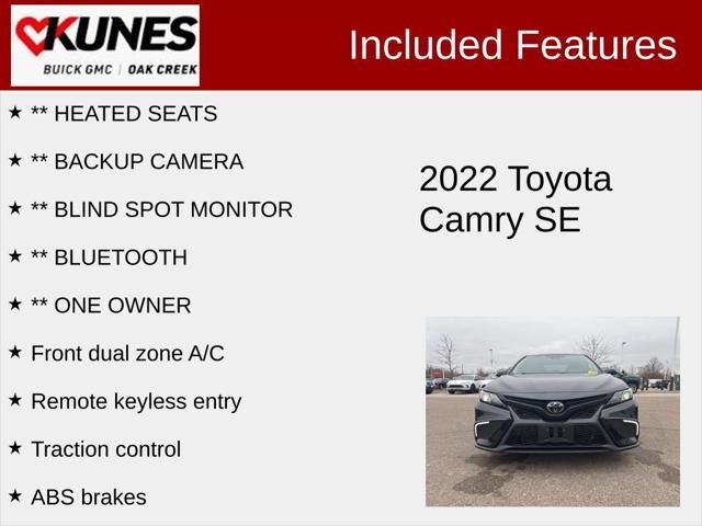 used 2022 Toyota Camry car, priced at $26,743