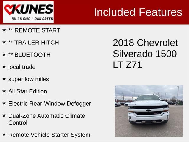 used 2018 Chevrolet Silverado 1500 car, priced at $29,660