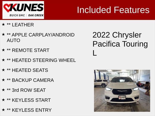 used 2022 Chrysler Pacifica car, priced at $21,534