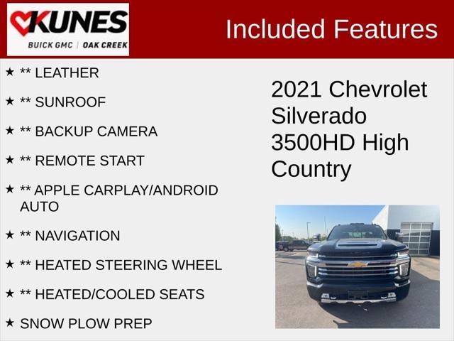 used 2021 Chevrolet Silverado 3500 car, priced at $54,786