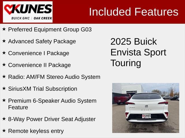 new 2025 Buick Envista car, priced at $27,460