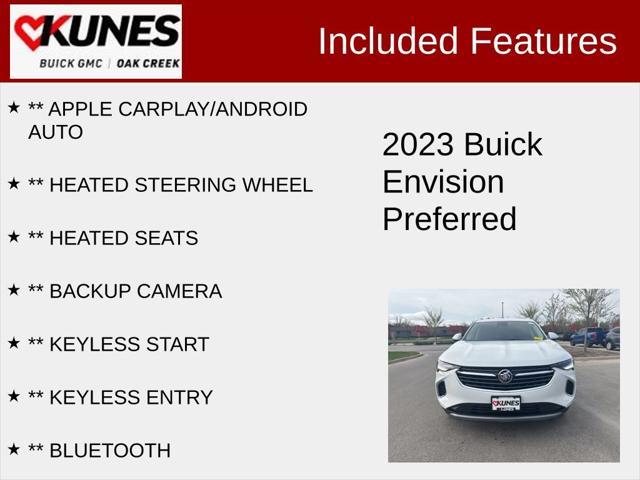 used 2023 Buick Envision car, priced at $26,765