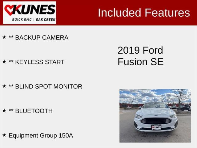 used 2019 Ford Fusion car, priced at $15,427