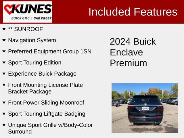 new 2024 Buick Enclave car, priced at $50,856