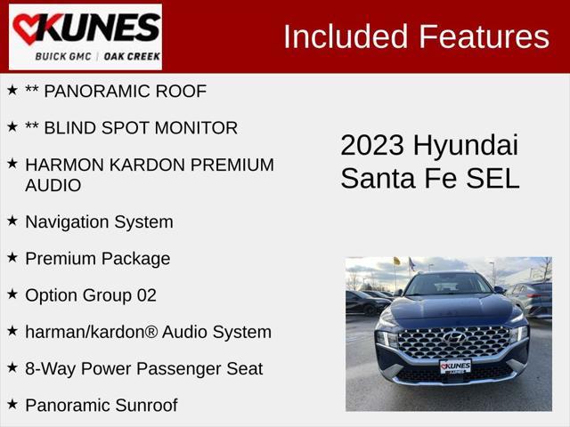 used 2023 Hyundai Santa Fe car, priced at $24,174