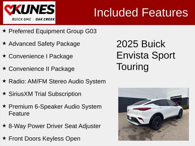 new 2025 Buick Envista car, priced at $27,389