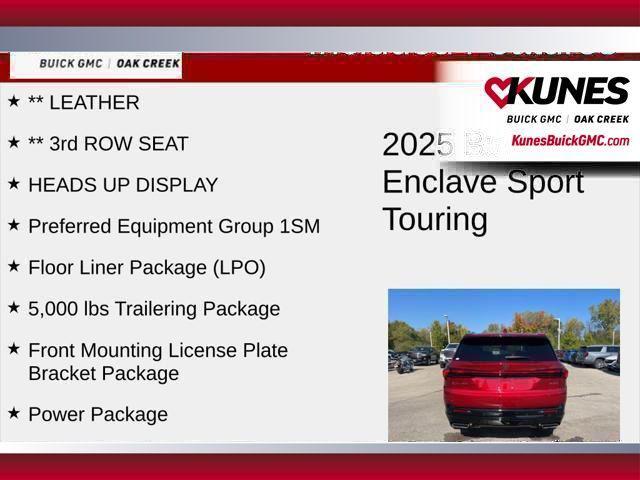 new 2025 Buick Enclave car, priced at $54,427