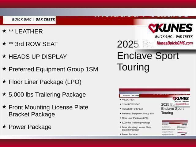 new 2025 Buick Enclave car, priced at $54,427