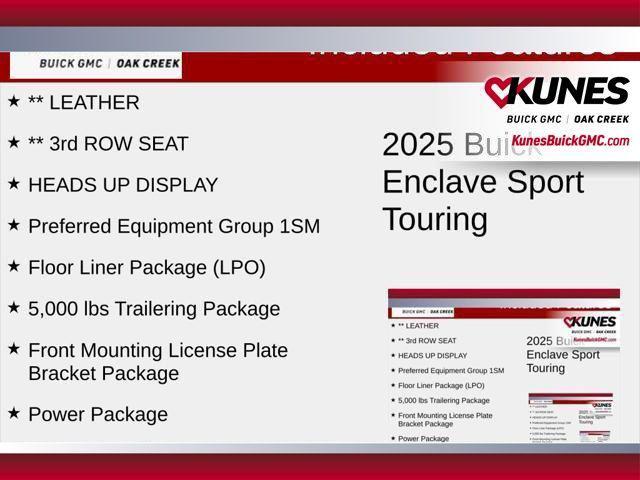 new 2025 Buick Enclave car, priced at $54,427