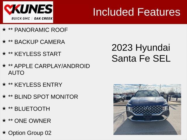 used 2023 Hyundai Santa Fe car, priced at $22,868