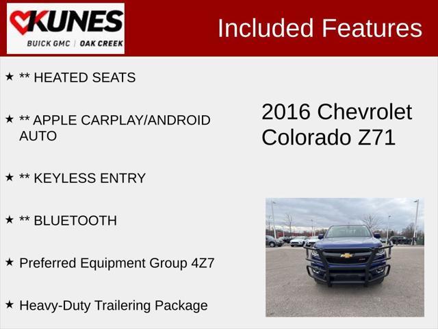 used 2016 Chevrolet Colorado car, priced at $22,599