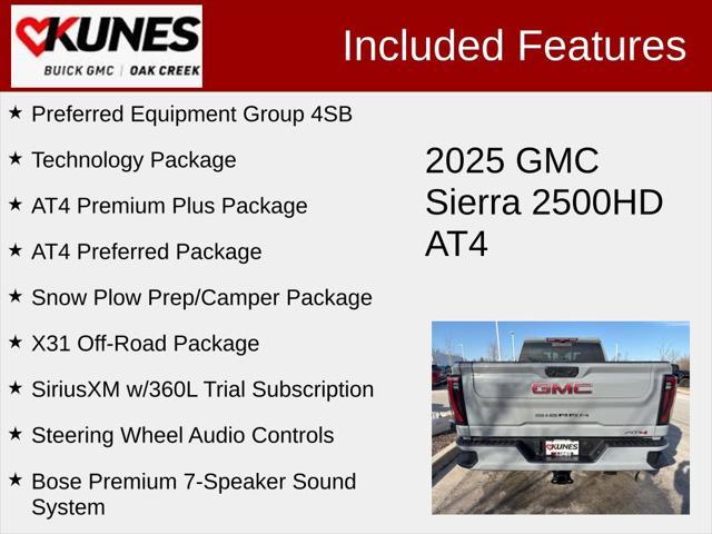 new 2025 GMC Sierra 2500 car, priced at $89,490