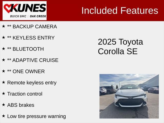 used 2025 Toyota Corolla car, priced at $26,597