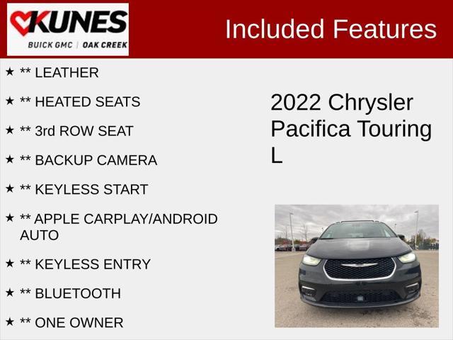 used 2022 Chrysler Pacifica car, priced at $22,295