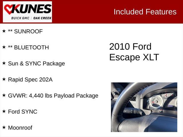 used 2010 Ford Escape car, priced at $7,968