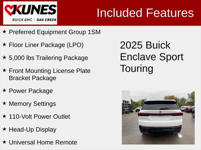 new 2025 Buick Enclave car, priced at $50,672