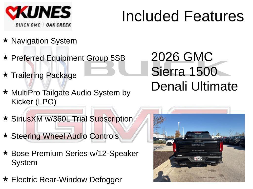 new 2026 GMC Sierra 1500 car, priced at $73,907