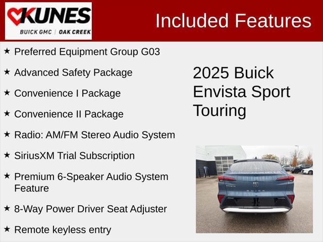 new 2025 Buick Envista car, priced at $29,025