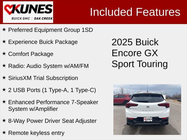 new 2025 Buick Encore GX car, priced at $30,383