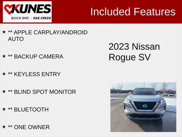 used 2023 Nissan Rogue car, priced at $21,608