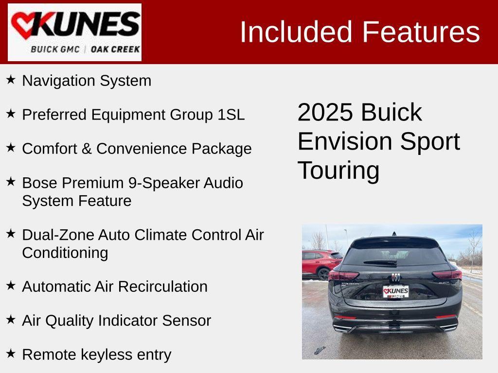 new 2025 Buick Envision car, priced at $38,799