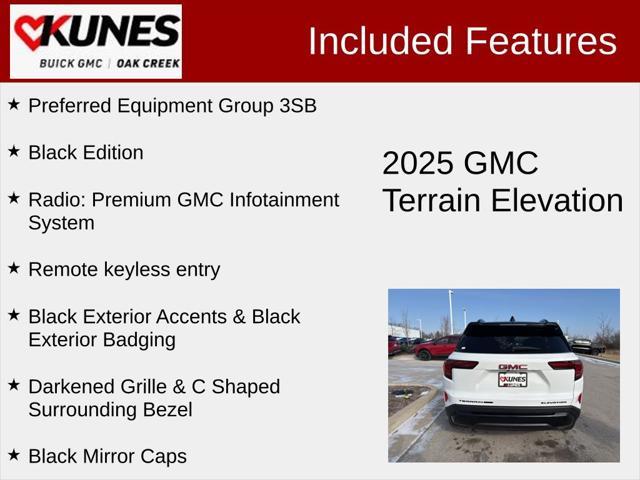 new 2025 GMC Terrain car, priced at $34,263