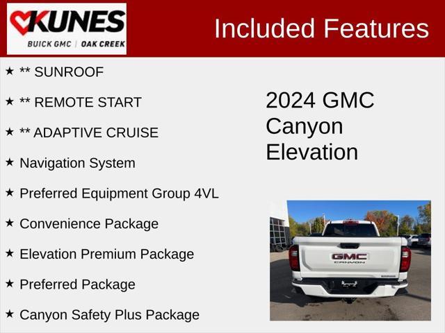 new 2024 GMC Canyon car, priced at $45,854