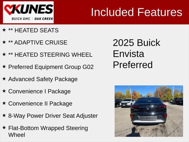 new 2025 Buick Envista car, priced at $26,850