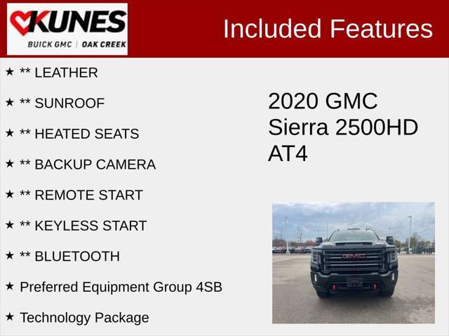 used 2020 GMC Sierra 2500 car, priced at $52,662