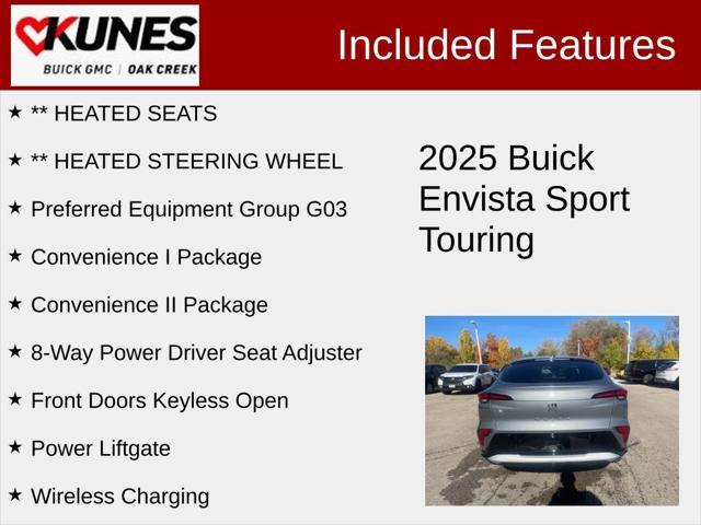 new 2025 Buick Envista car, priced at $28,355