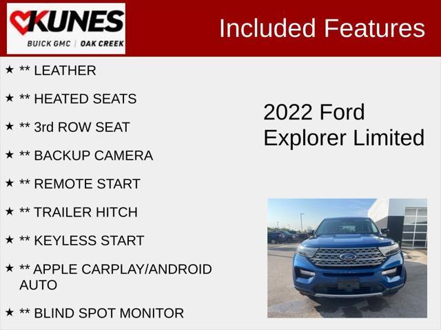 used 2022 Ford Explorer car, priced at $30,995