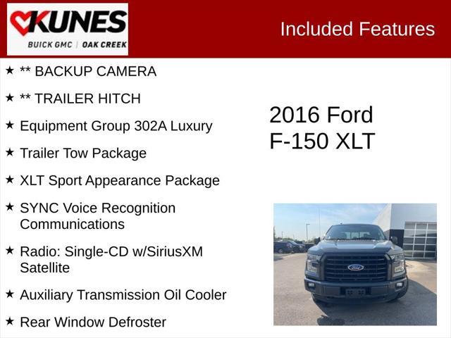 used 2016 Ford F-150 car, priced at $19,895