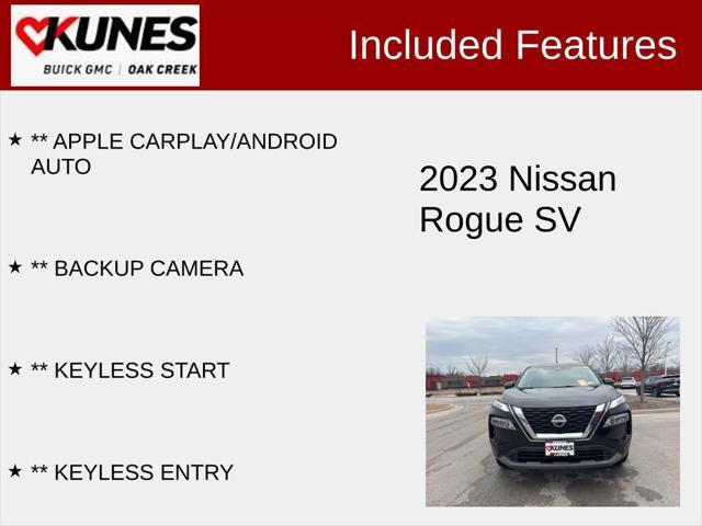 used 2023 Nissan Rogue car, priced at $21,999