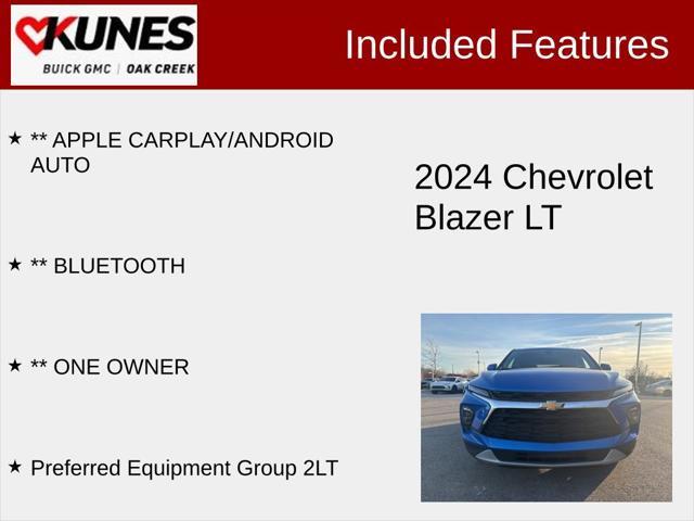 used 2024 Chevrolet Blazer car, priced at $31,321