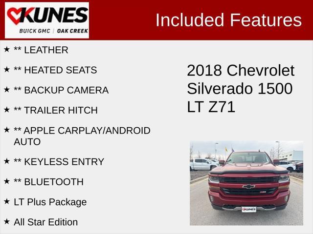 used 2018 Chevrolet Silverado 1500 car, priced at $26,971