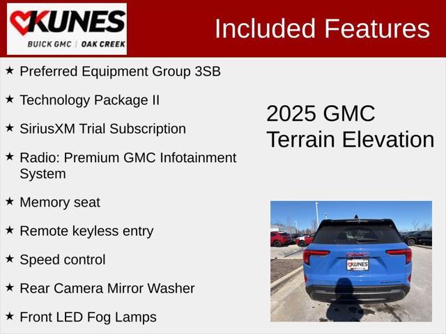 new 2025 GMC Terrain car, priced at $33,576